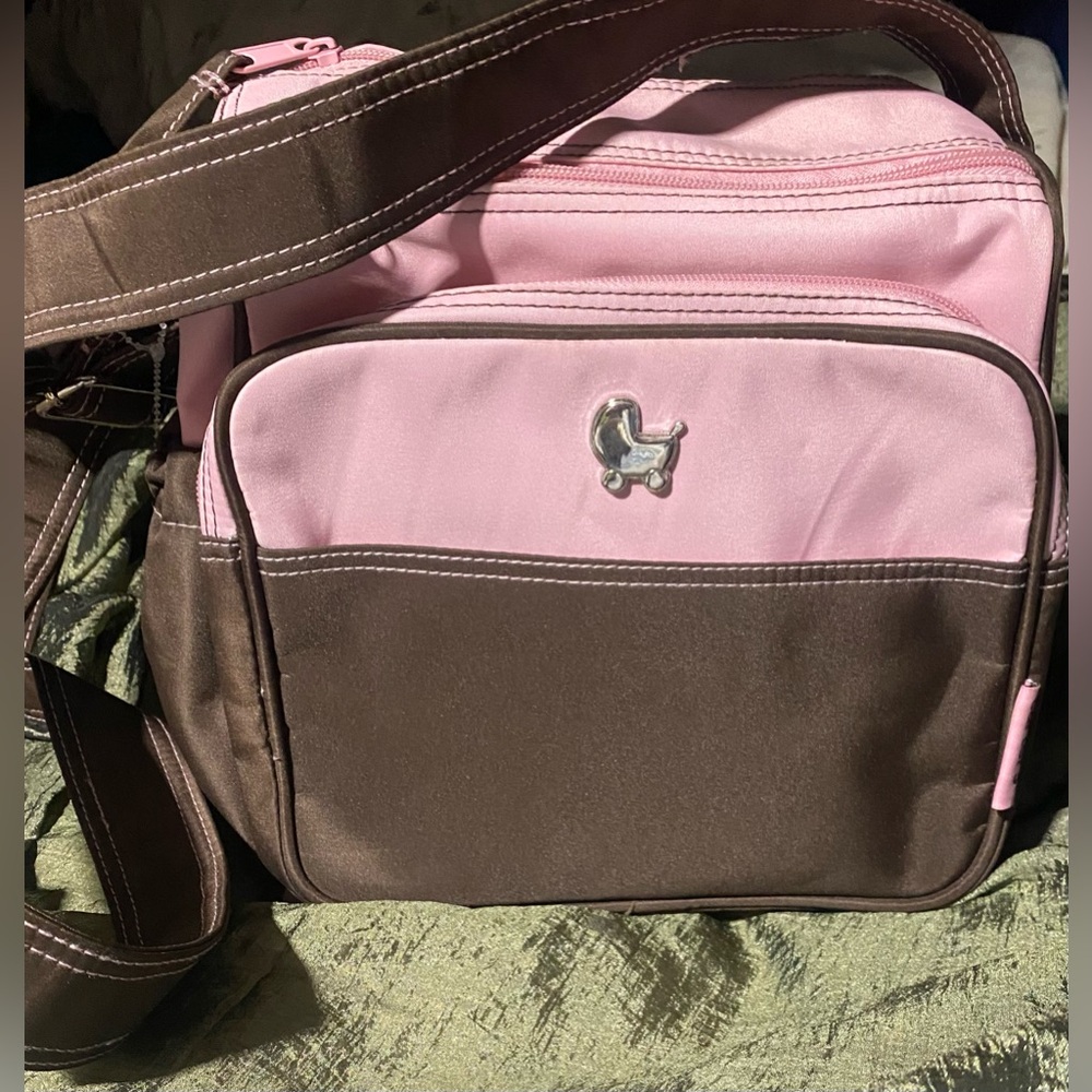 Carter’s Baby Diaper Bag Pink Brown Shoulder Bag
